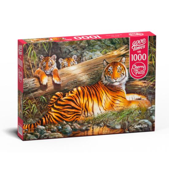 Cherry Pazzi Tiger in Calm Puzzle 1000 Teile