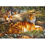 Cherry Pazzi Tiger in Calm Puzzle 1000 Teile