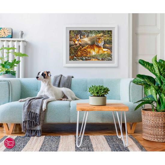 Cherry Pazzi Tiger in Calm Puzzle 1000 Teile