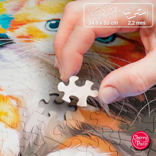 Puzzle Cherry Pazzi Drei Kleine Herzen 500 Teile