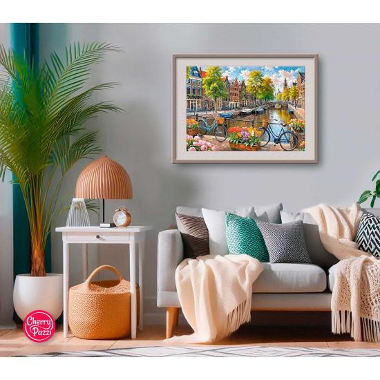 Puzzle Cherry Pazzi Amsterdamer Tulpen 1000 Teile