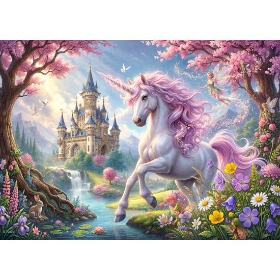 Puzzle Cherry Pazzi Einhorn-Märchenland XXL 300 Teile