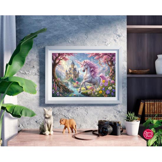 Puzzle Cherry Pazzi Einhorn-Märchenland XXL 300 Teile