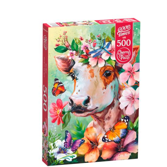 Cherry Pazzi Spring Cow Puzzle 500 Teile Cherry Pazzi Spring Cow Puzzle 500 Teile
