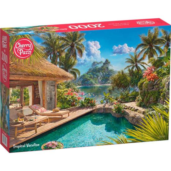 Puzzle Cherry Pazzi Tropischer Urlaub 2000 Teile