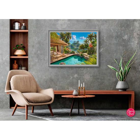 Puzzle Cherry Pazzi Tropischer Urlaub 2000 Teile