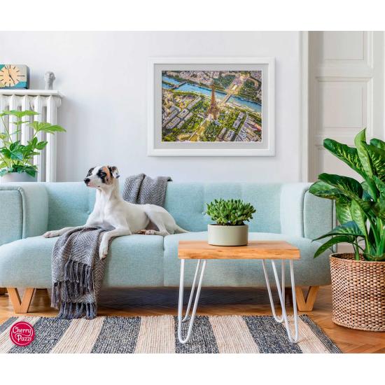 Cherry Pazzi Blick auf den Eiffelturm, Paris Puzzle mit 1000 Tei Cherry Pazzi Blick auf den Eiffelturm, Paris Puzzle mit 1000 Tei