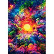 Clementoni Puzzle Dawn in the Psychedelic Jungle 500 Teile