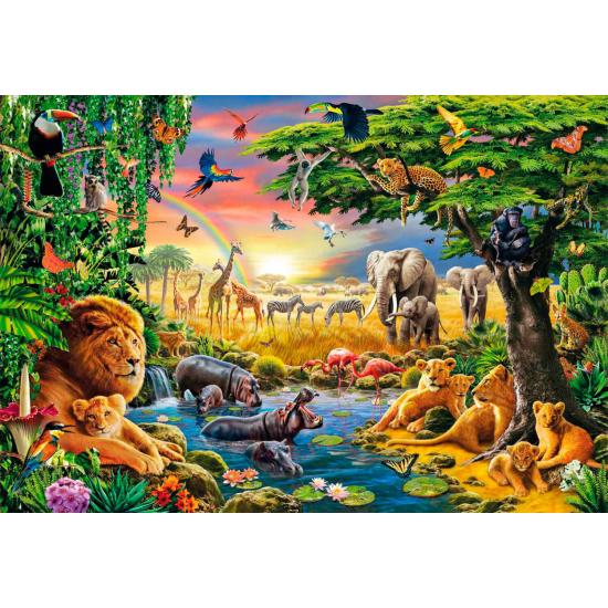 Clementoni Puzzle Afrikanische Tiere 2000 Teile