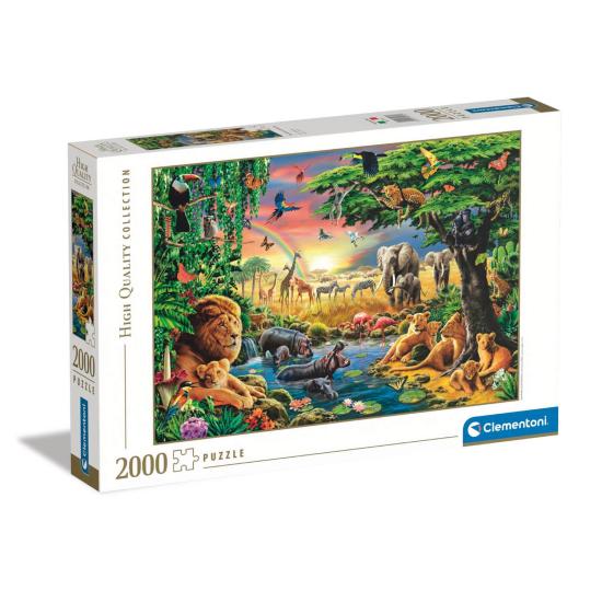 Clementoni Puzzle Afrikanische Tiere 2000 Teile