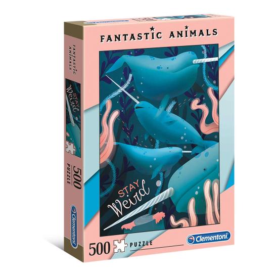 Clementoni Puzzle Fantastische Tiere Der Narwal 500 Teile