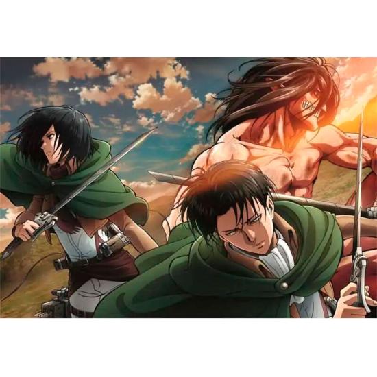 Clementoni Anime Cube Attack on Titan Puzzle mit 500 Teilen Clementoni Anime Cube Attack on Titan Puzzle mit 500 Teilen