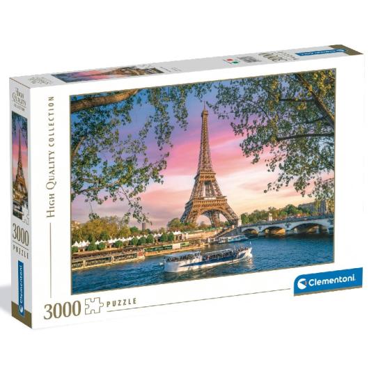 Clementoni Puzzle Sonnenuntergang am Eiffelturm in Paris 3000 Te