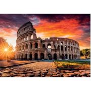 Puzzle Clementoni Sonnenuntergang am Kolosseum in Rom, 1000 Teil