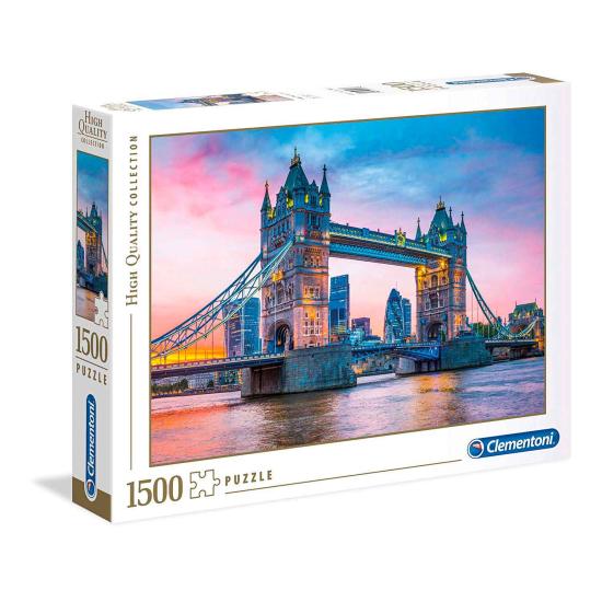 Clementoni Puzzle Sonnenuntergang an der Tower Bridge 1500 Teile