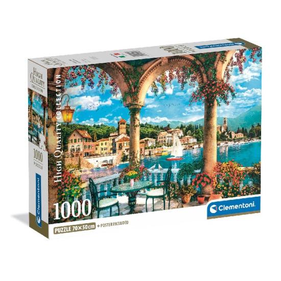 Puzzle Clementoni Balkonblick auf den Comer See 1000 Teile