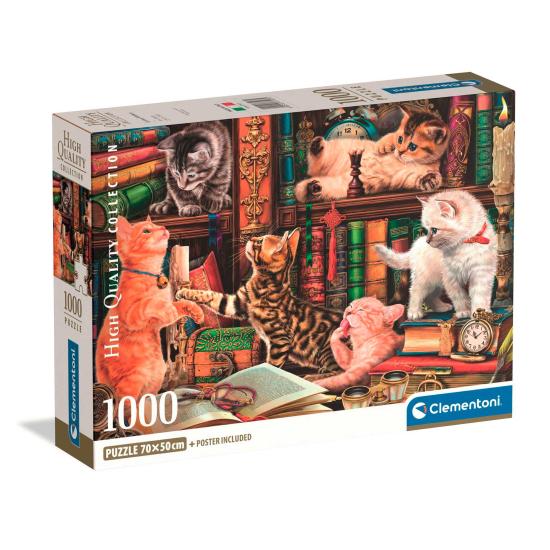 Puzzle Clementoni Neugierige Schnurrhaare 1000 Teile