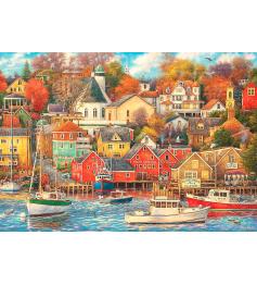 Clementoni-Puzzle „Guten Tag im Hafen“ mit 1500 Teilen