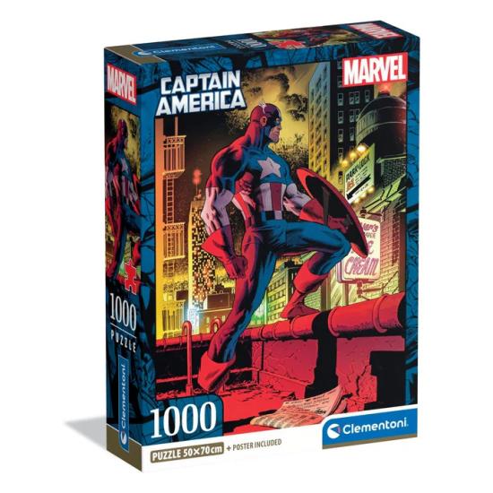 Puzzle Clementoni Captain America 1000-teiliges Puzzle Clementoni Captain America 1000-teiliges