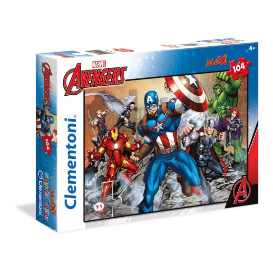 Clementoni Captain America und Avengers Maxi-Puzzle 104 Teile