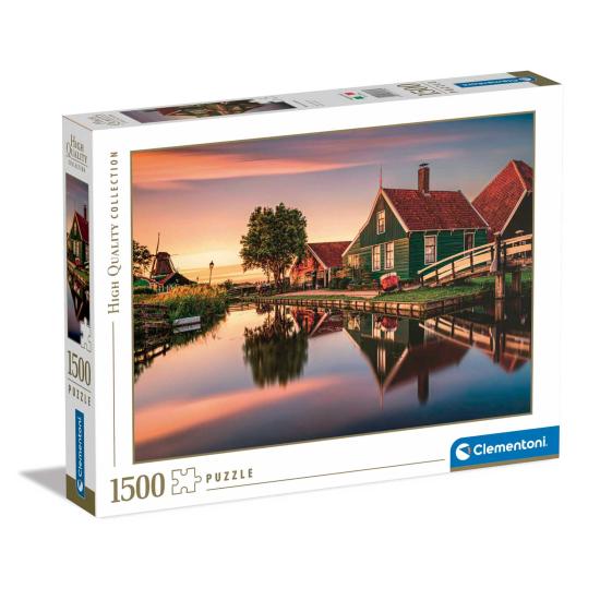 Clementoni Casa Verde Puzzle in Zaanse Schans 1500 Teile