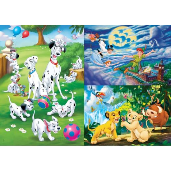 Disney Classics Clementoni Puzzle 3 x 48 Teile