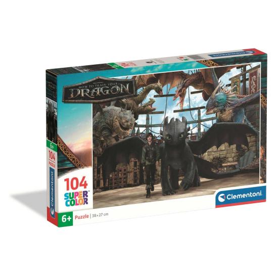 Puzzle Clementoni Drachenzähmen leicht gemacht 104 Teile Puzzle Clementoni Drachenzähmen leicht gemacht 104 Teile