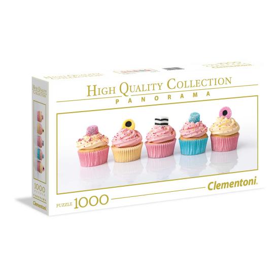 Clementoni Cupcakes Panorama-Puzzle mit 1000 Teilen