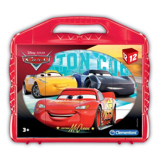 Clementoni Cars 3 Würfelpuzzle mit 12 Teilen