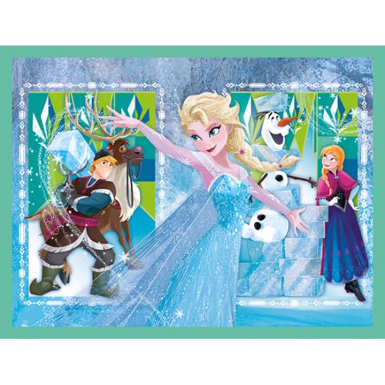 Clementoni Frozen 12-teiliges Würfelpuzzle
