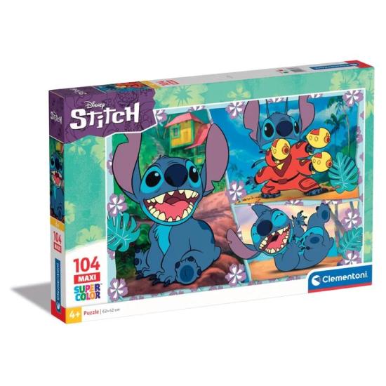 Clementoni Disney Stitch Maxi 104-teiliges Puzzle
