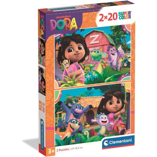 Puzzle Clementoni Dora 2 x 20 Teile Puzzle Clementoni Dora 2 x 20 Teile