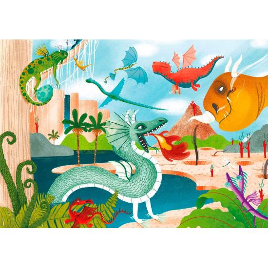 Clementoni Drachenpuzzle 60 Teile