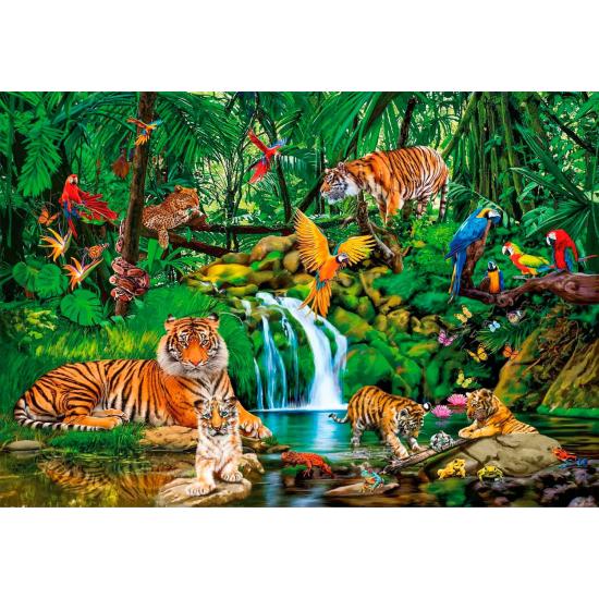 Puzzle Clementoni der Rückzugsort im Dschungel mit XXL 300 Teile