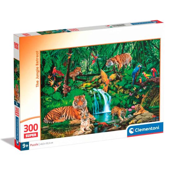 Puzzle Clementoni der Rückzugsort im Dschungel mit XXL 300 Teile
