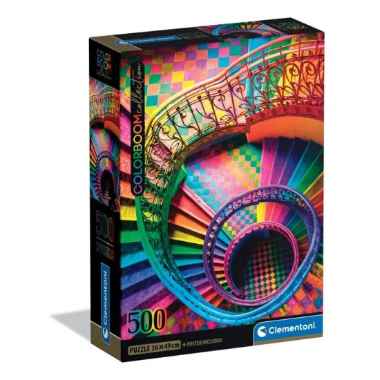 Puzzle Clementoni Treppe Colorboom 500 Teile