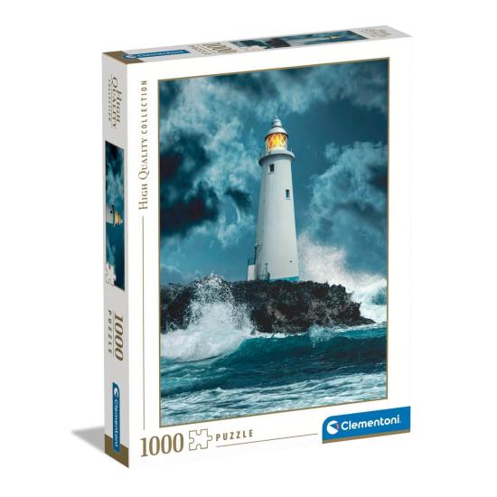 Clementoni Leuchtturm im Sturm Puzzle 1000 Teile