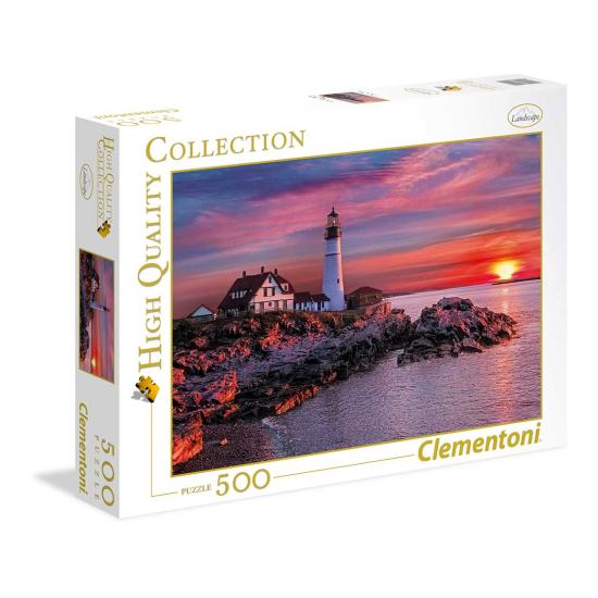 Clementoni Portland Leuchtturm Puzzle 500 Teile