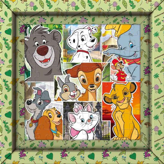 Clementoni Puzzle Frame Me Up Disney Tiere mit 60 Teilen