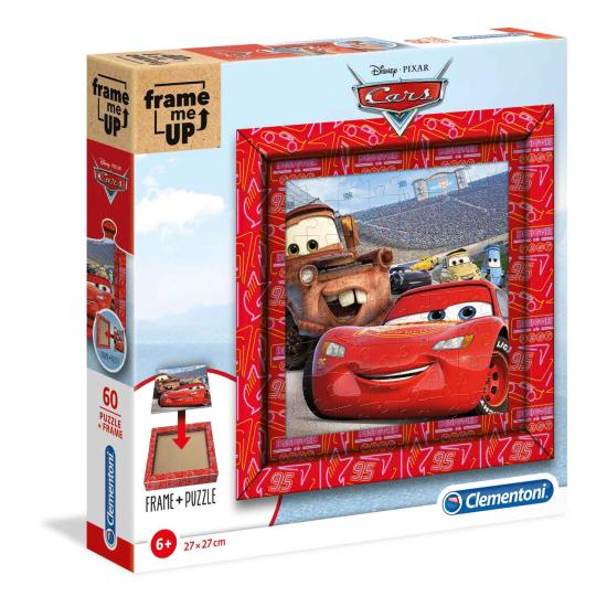 Clementoni Frame Me Up Cars Puzzle mit 60 Teilen