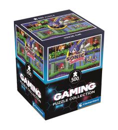 Puzzle Clementoni Gaming Cube Sonic 2 mit 500 Teilen