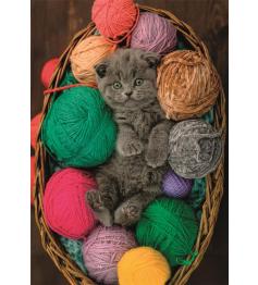 Puzzle Clementoni Kätzchen In Strängen mit 500 Teilen