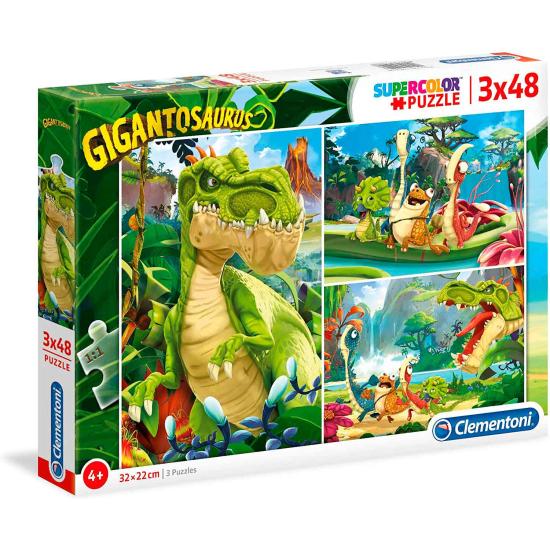 Clementoni Gigantosaurus Puzzle 3 x 48 Teile