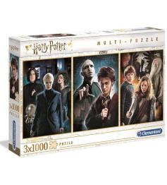 Clementoni Harry Potter Puzzle 3 x 1000 Teile