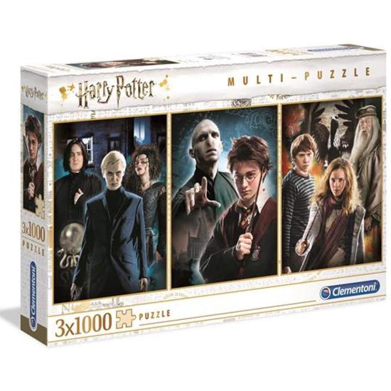 Clementoni Harry Potter Puzzle 3 x 1000 Teile