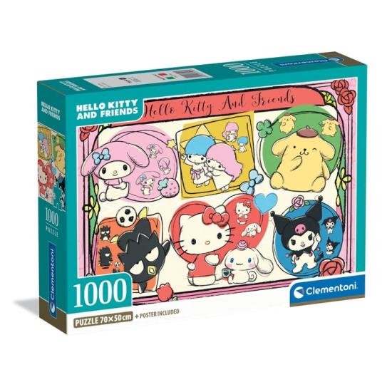Puzzle Clementoni Hello Kitty and Friends 1000 Teile