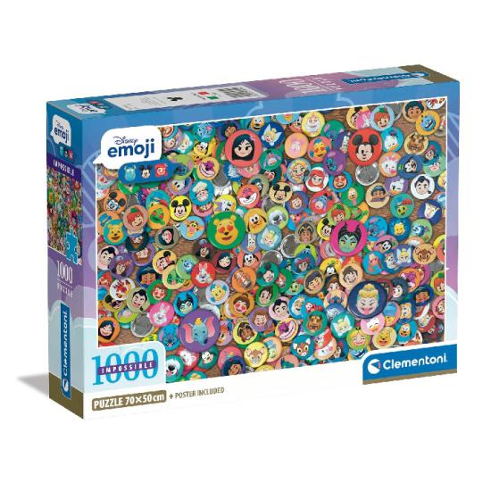 Puzzle Clementoni Impossible Disney Emoji 1000 Teile