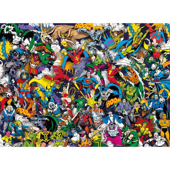 Clementoni Impossible Justice League DC Puzzle mit 1000 Teilen