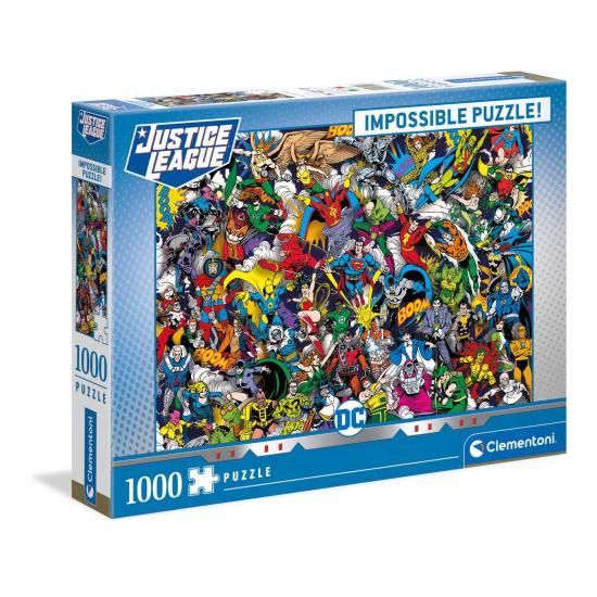 Clementoni Impossible Justice League DC Puzzle mit 1000 Teilen