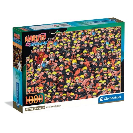 Puzzle Clementoni Unmöglich Naruto 1000-teiliges